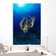 Hawaii, Day Octopus Sunburst, B1930 Wall Mural