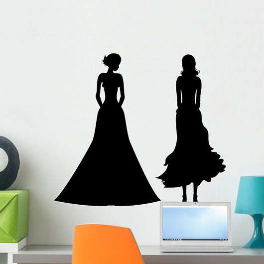 Female Silhouette Wall Decal
