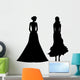 Female Silhouette Wall Decal