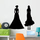 Female Silhouette Wall Decal