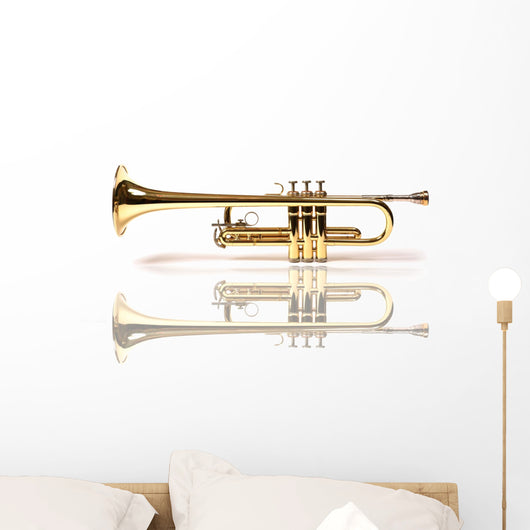 trumpet - trompette - trompete Wall Decal