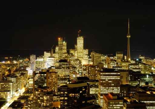 Nigh View Big City Wall Decal