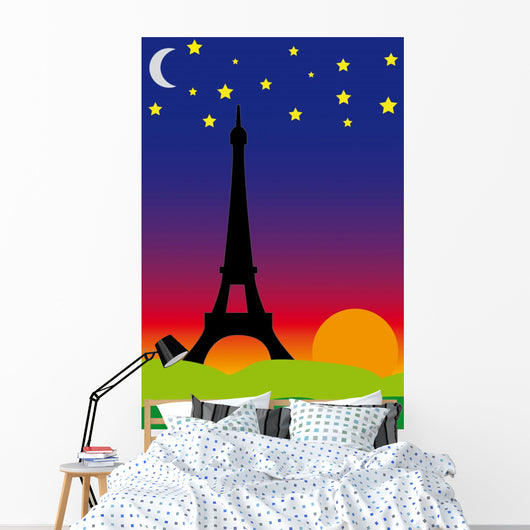 Eiffel tower Wall Mural