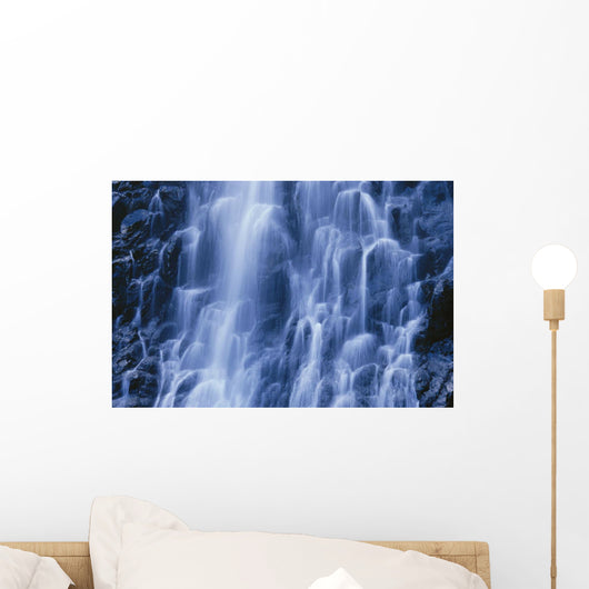 Close-Up Of Kepirohi Waterfall Rushing Whitewater Wall Mural
