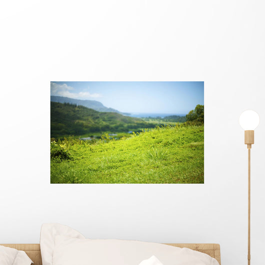 Selective Focus On Grass Wall Mural