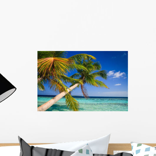 Tropical Paradise Maldives Wall Mural
