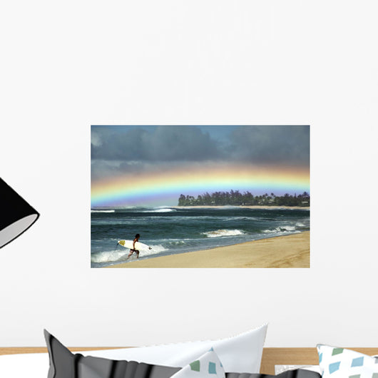 Bright Rainbow Editorial Use Only Wall Mural