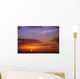 Sun Sinking Below The Horizon Wall Mural