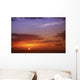 Sun Sinking Below The Horizon Wall Mural