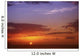 Sun Sinking Below The Horizon Wall Mural
