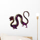 Purple Eastern Dragon Wall Decal