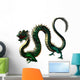 Green Eastern Dragon Wall Decal