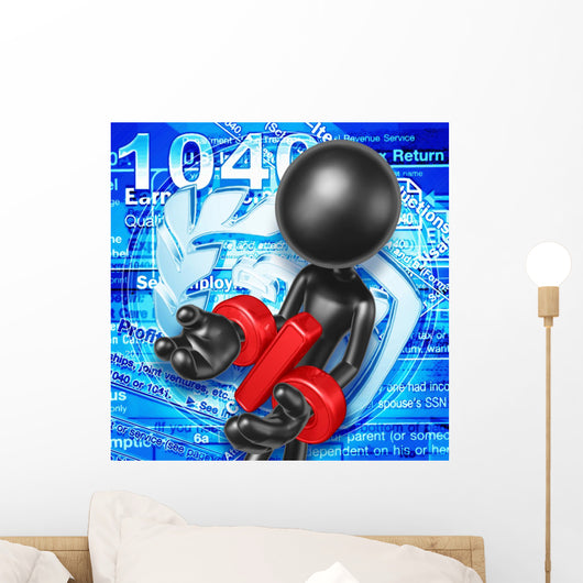 Taxes Wall Mural