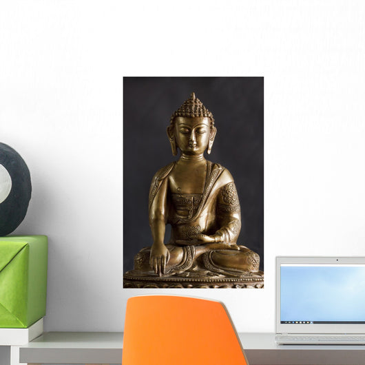 Buddha Statue Portrait Black