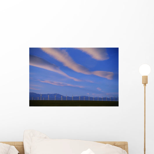Wind Turbines, Pincher Creek, Alberta Wall Mural