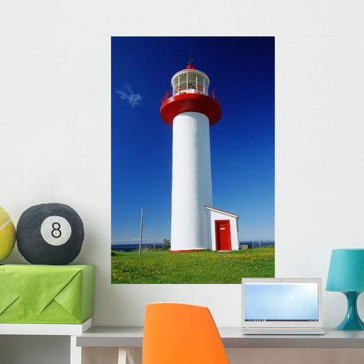 Lighthouse, Riviere Madeleine, Quebec Wall Mural