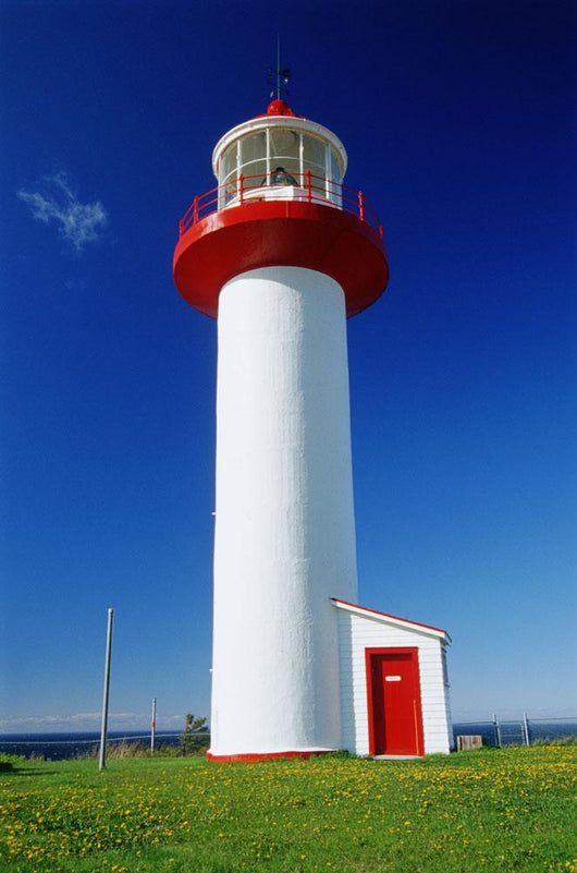 Lighthouse, Riviere Madeleine, Quebec Wall Mural