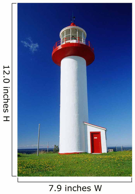 Lighthouse, Riviere Madeleine, Quebec Wall Mural