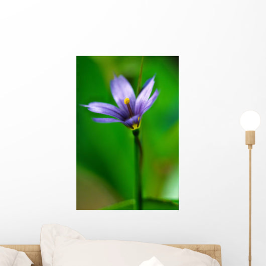 Blue Flower Wall Mural