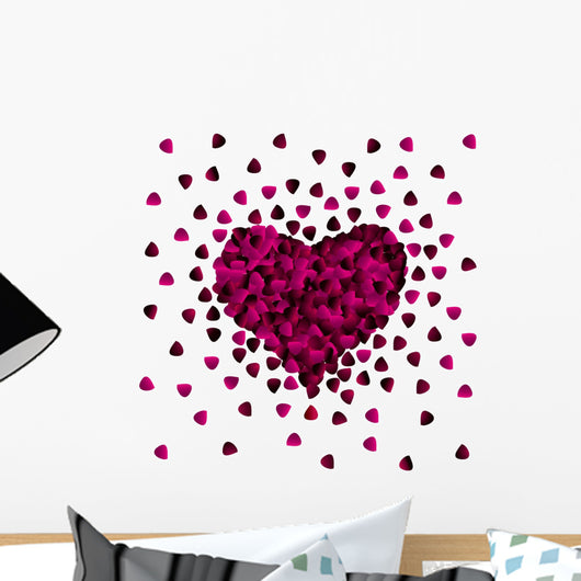 Heart Rose Petals
