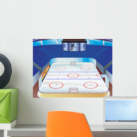 Hockey Ice Stadium with