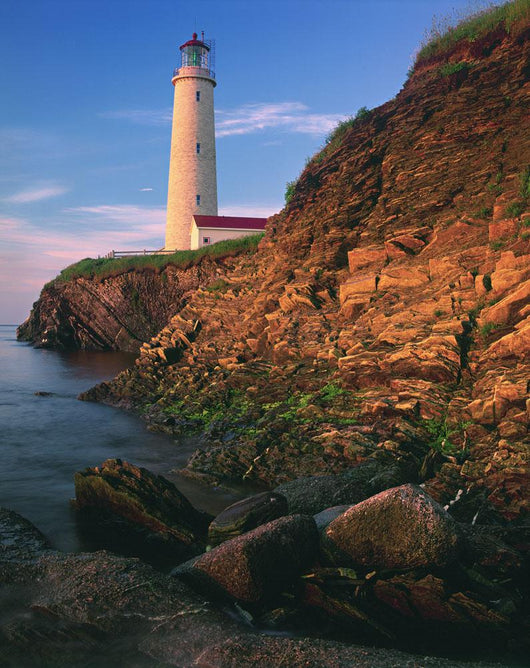 Lighthouse, Gaspesie Region, Cap-Des-Rosiers, Quebec Wall Mural