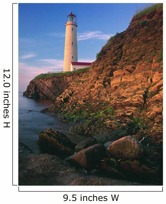 Lighthouse, Gaspesie Region, Cap-Des-Rosiers, Quebec Wall Mural