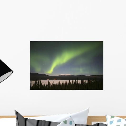 Aurora Borealis, Teslin, Yukon Wall Mural