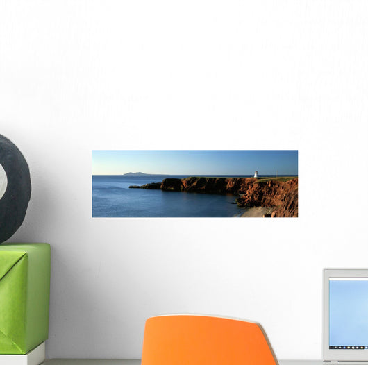 Cap Alright Lighthouse, Iles De La Madeleine, Quebec Wall Mural