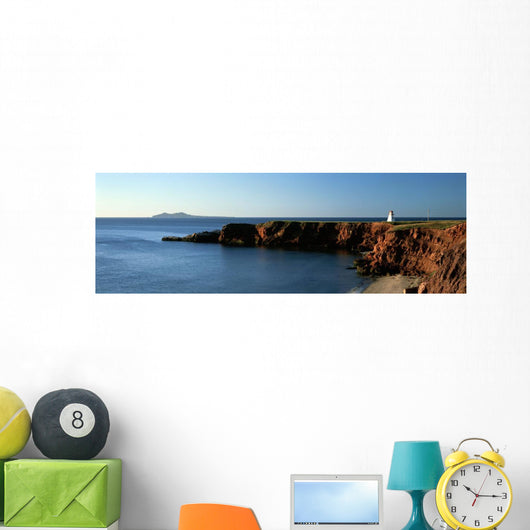 Cap Alright Lighthouse, Iles De La Madeleine, Quebec Wall Mural