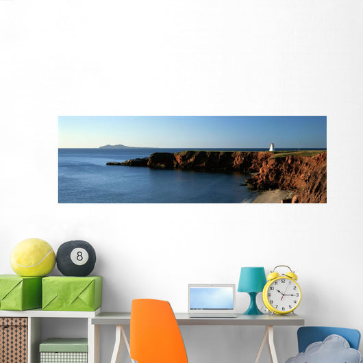 Cap Alright Lighthouse, Iles De La Madeleine, Quebec Wall Mural