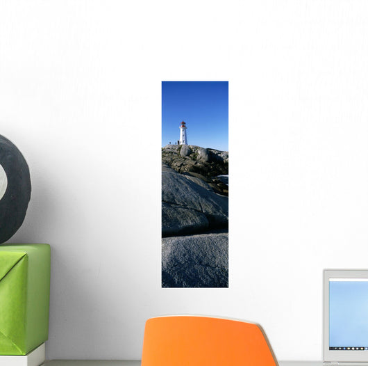 Lighthouse, Peggy's Cove, Nova Scotia Wall Mural