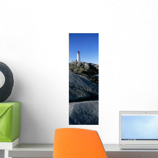 Lighthouse, Peggy's Cove, Nova Scotia Wall Mural