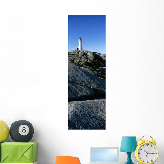Lighthouse, Peggy's Cove, Nova Scotia Wall Mural