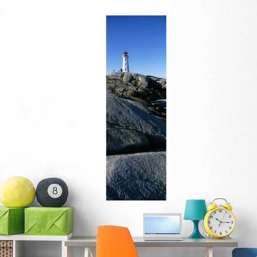 Lighthouse, Peggy's Cove, Nova Scotia Wall Mural