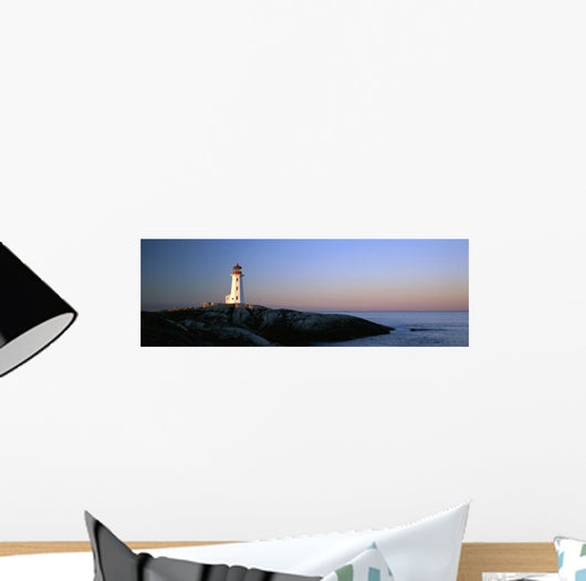 Lighthouse, Peggy's Cove, Nova Scotia Wall Mural