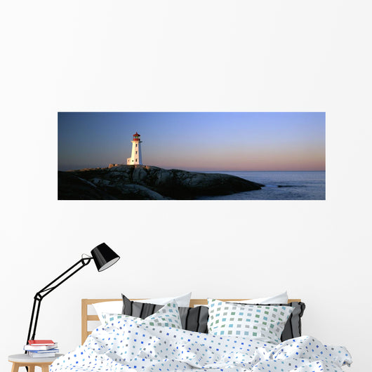 Lighthouse, Peggy's Cove, Nova Scotia Wall Mural