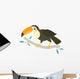 Bright Poster with Cute Wall Decal