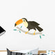 Bright Poster with Cute Wall Decal