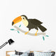 Bright Poster with Cute Wall Decal