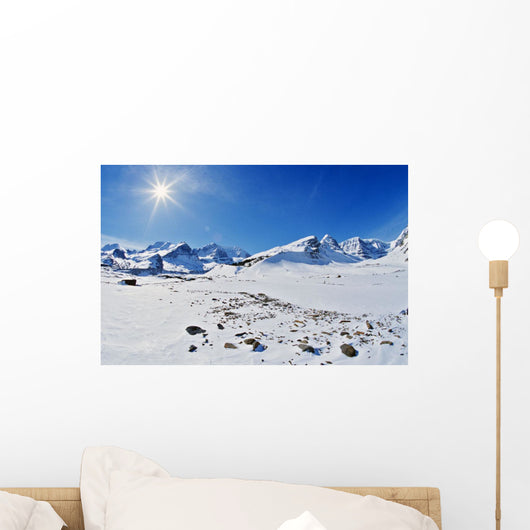Columbia Icefield In Winter, Jasper National Park, Alberta Wall Mural