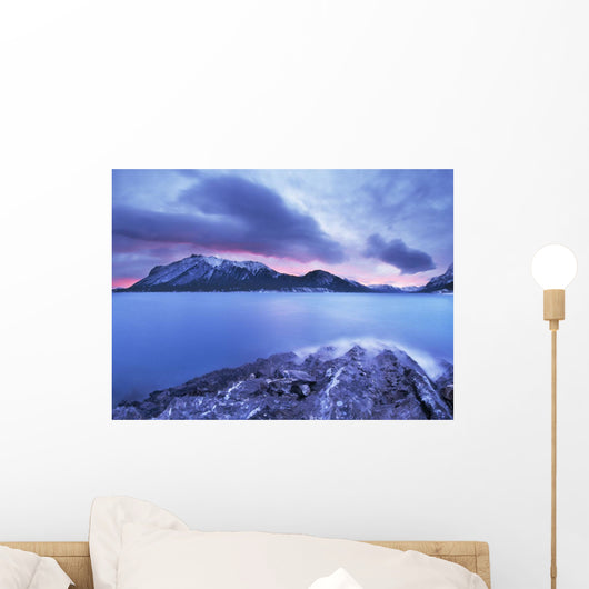 Lake Abraham, Kooteny Plains, Alberta Wall Mural