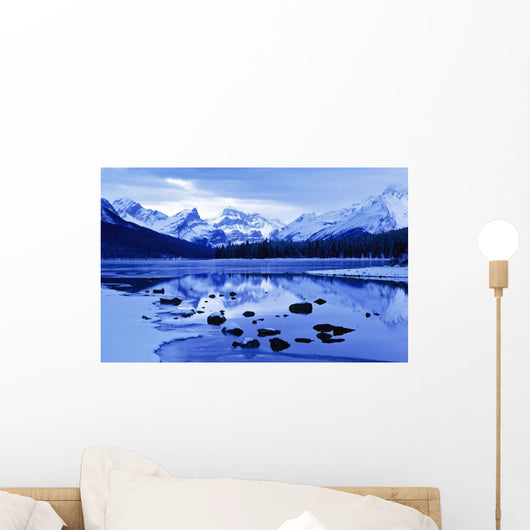 Maligne Lake, Jasper National Park, Alberta Wall Mural