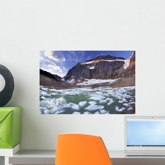 Mt Edith Cavell And Angel Glacier, Jasper National Park, Alberta Wall Mural