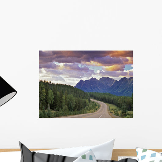 Icefields Parkway, Jasper National Park, Alberta Wall Mural