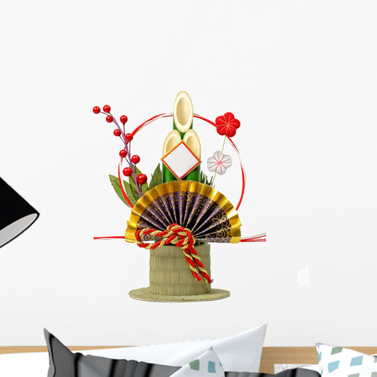 Japanese New Year Decoration Wall Decal