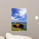 Cap Herrise Lighthouse, Magdalen Islands, Quebec Wall Mural