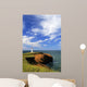 Cap Herrise Lighthouse, Magdalen Islands, Quebec Wall Mural