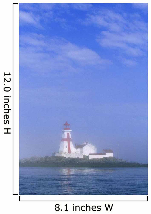 East Quoddy Lighthouse, Campobello Island, Bay Of Fundy, New Brunswick Wall Mural