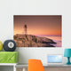 Dawn At Peggys Cove Lighthouse, Halifax County, Nova Scotia Wall Mural